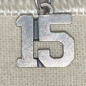 James Avery Ivy League #15 Charm